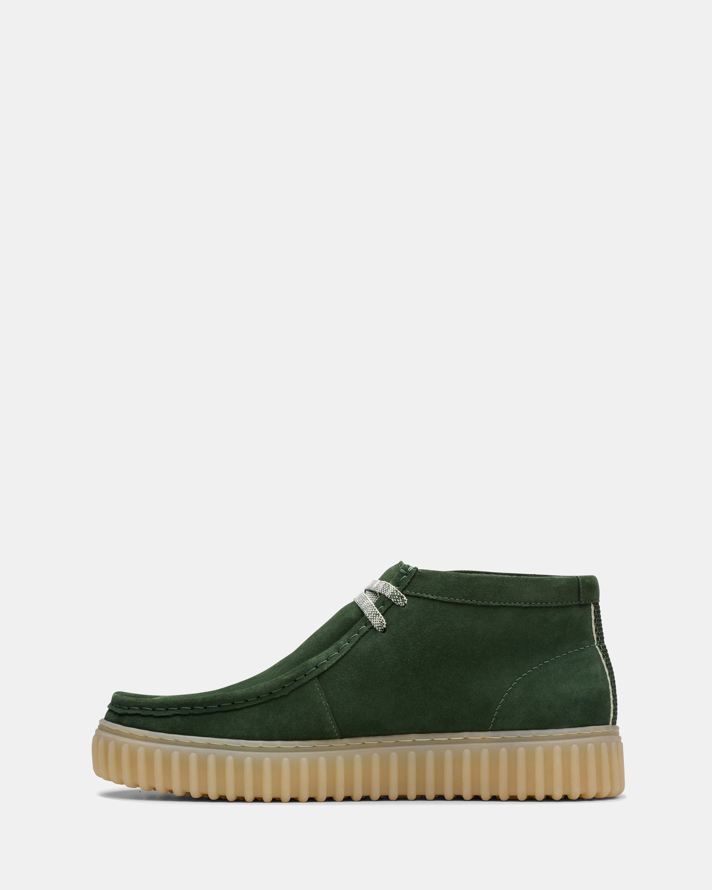 Torhill Hi Dark Green Suede