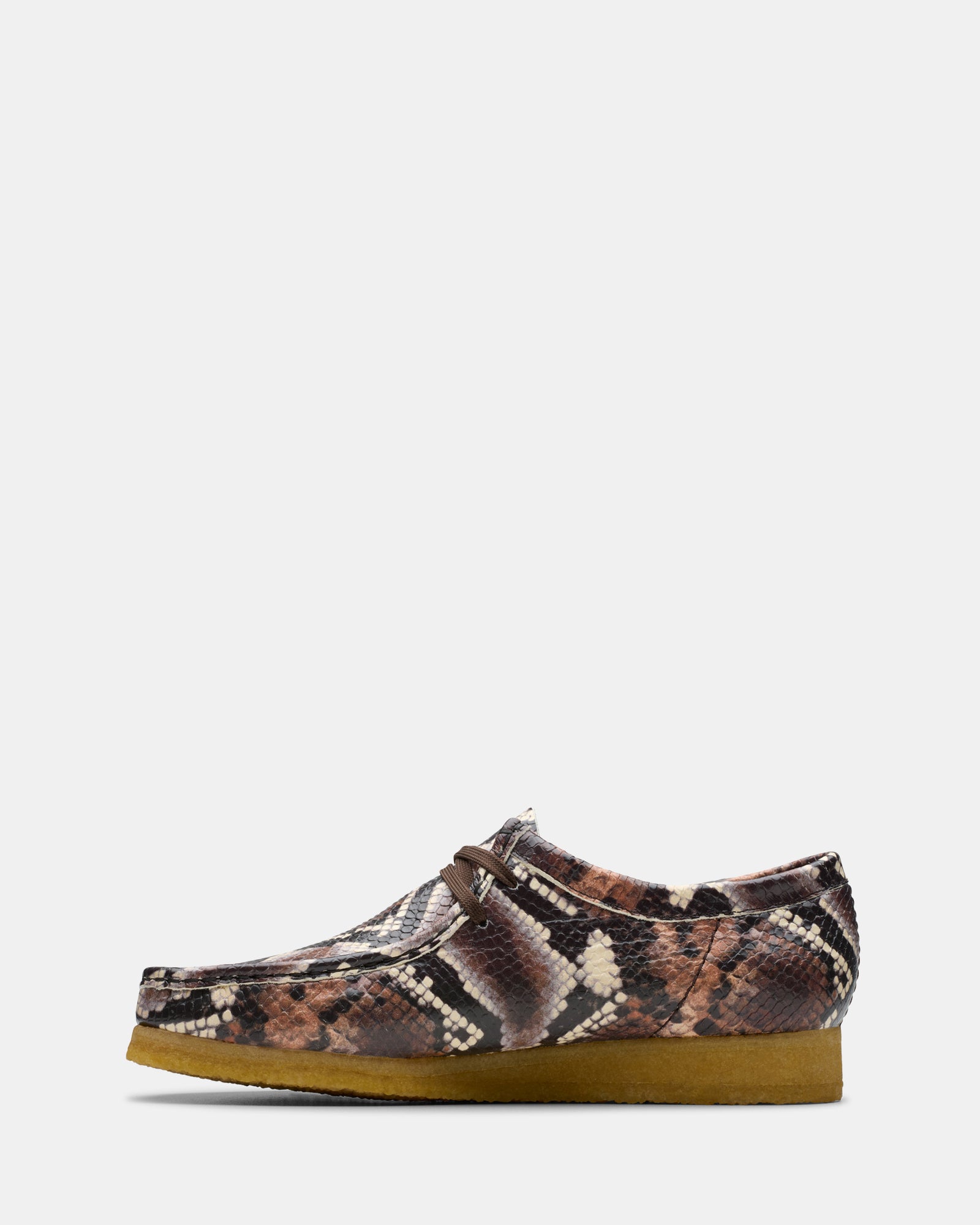 Wallabee M Brownsnake Print Clarks