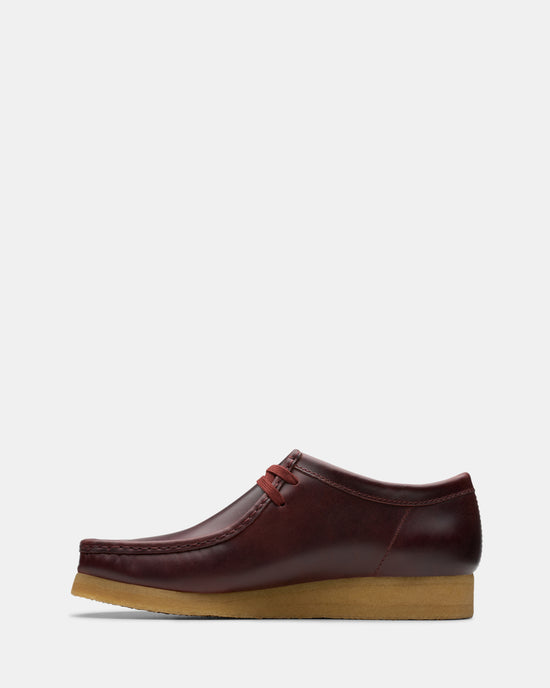 Wallabee (M) Deep Red Leather