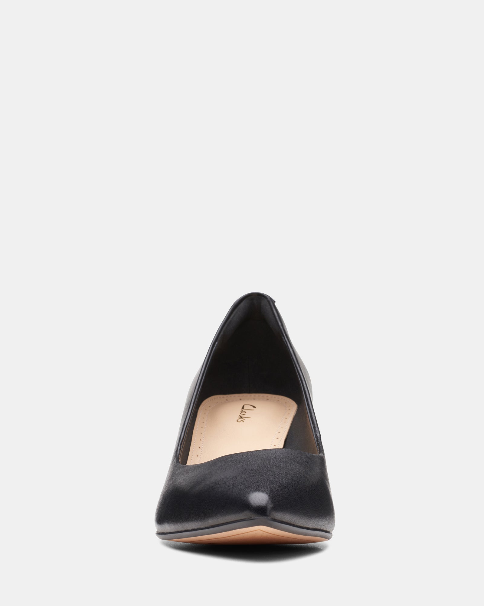 Clarks best sale black flats