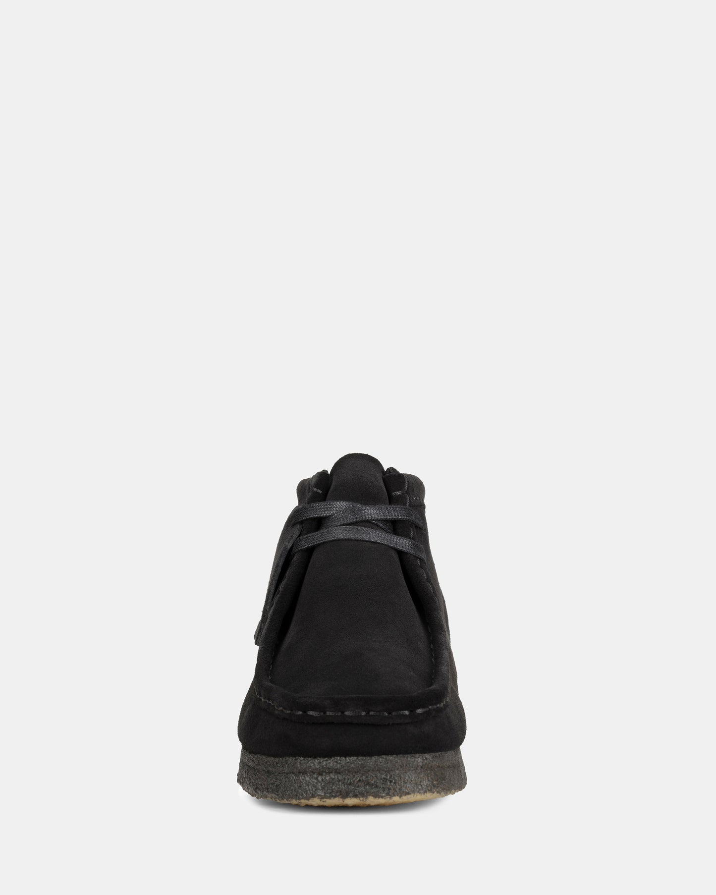 Wallabee Boot. (W) Black Suede
