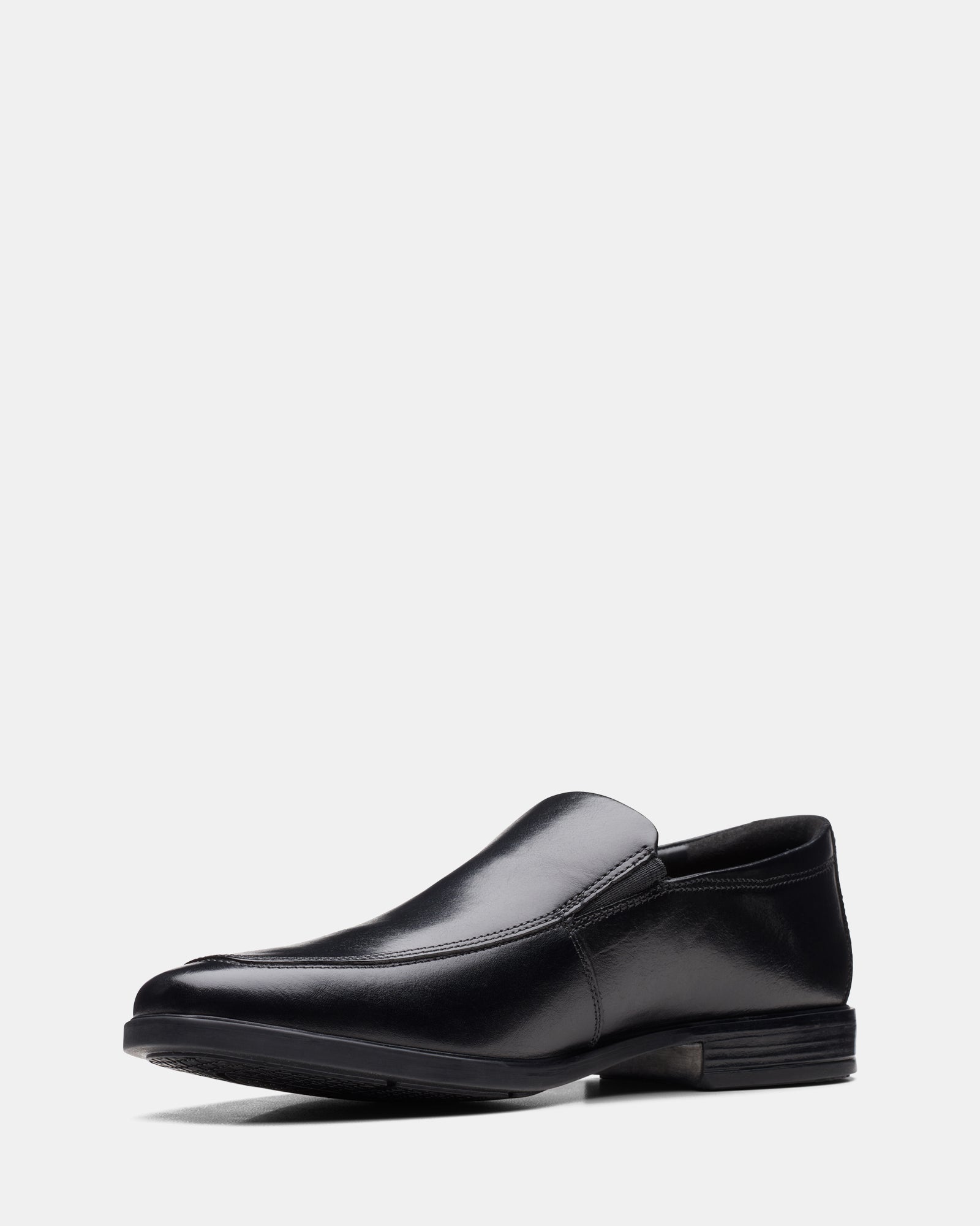 Howard Edge Black Leather – Clarks