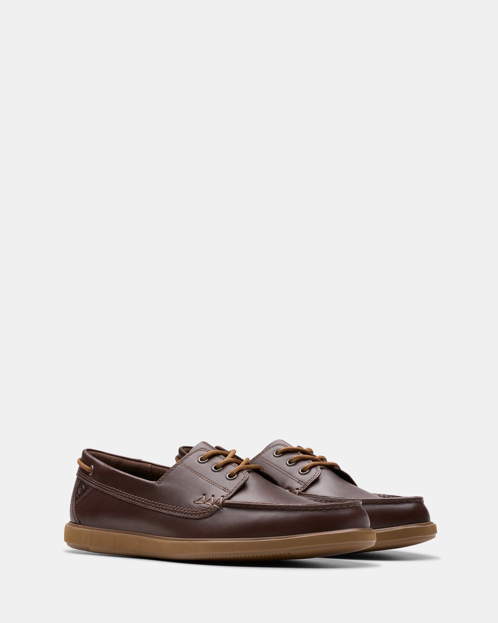 Bratton Boat Dark Brown Leather – Clarks