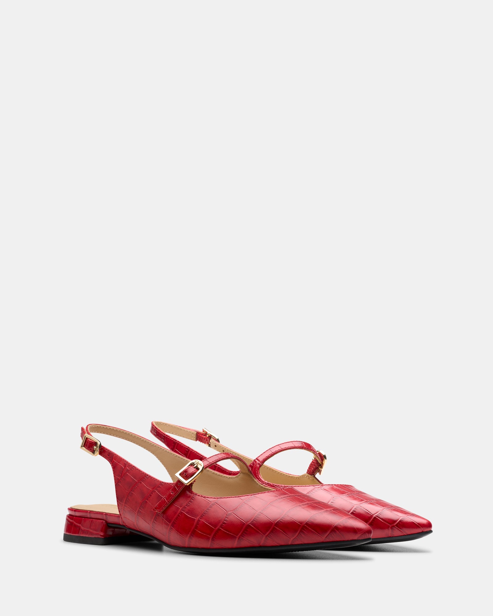 Clarks sillian stork red fashion