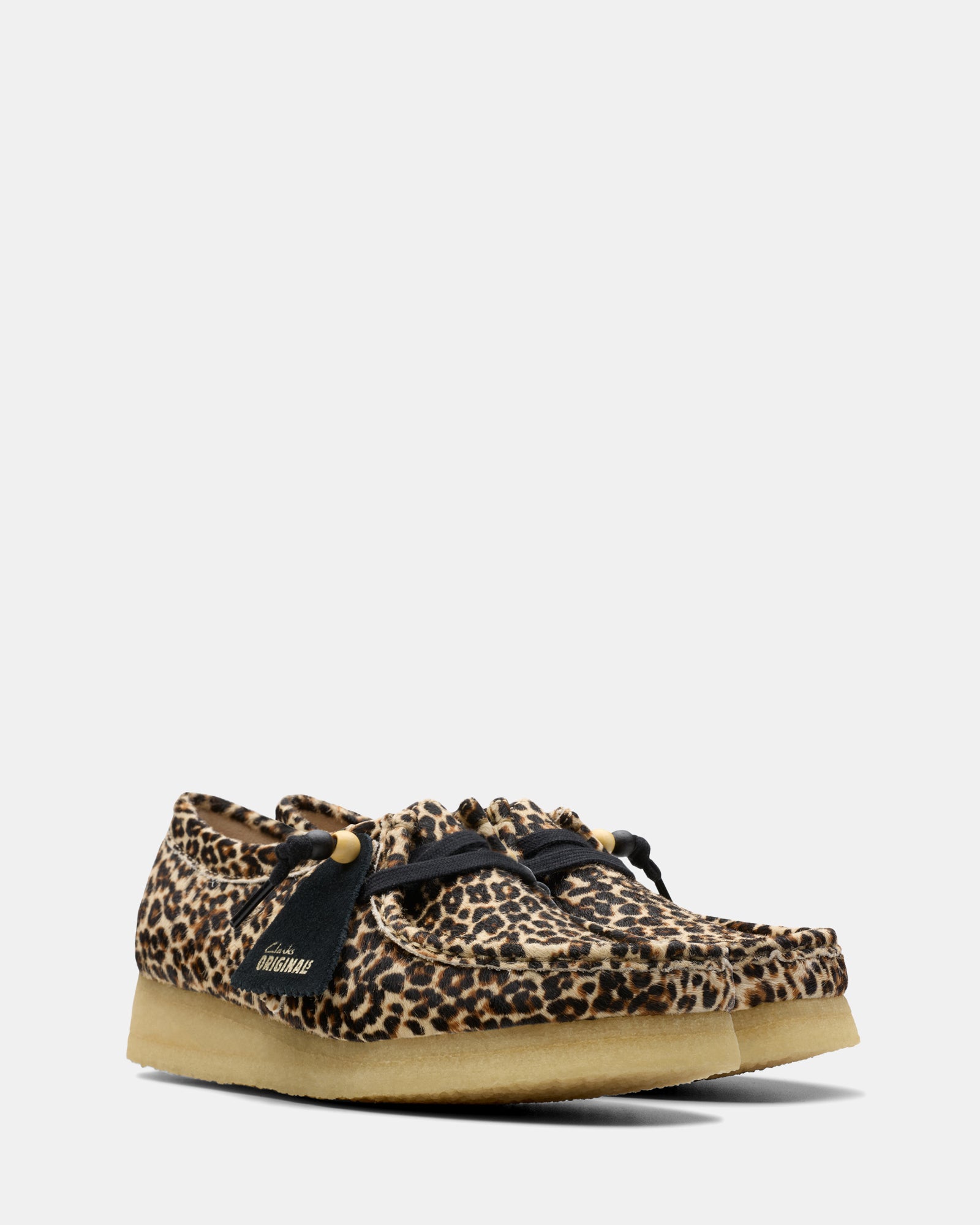 Leopard wallabees hotsell