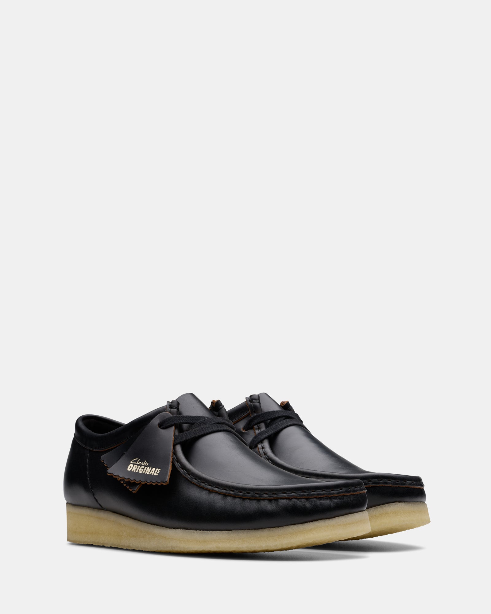 Wallabee (m) Blk Smooth Lea – Clarks - Main Image