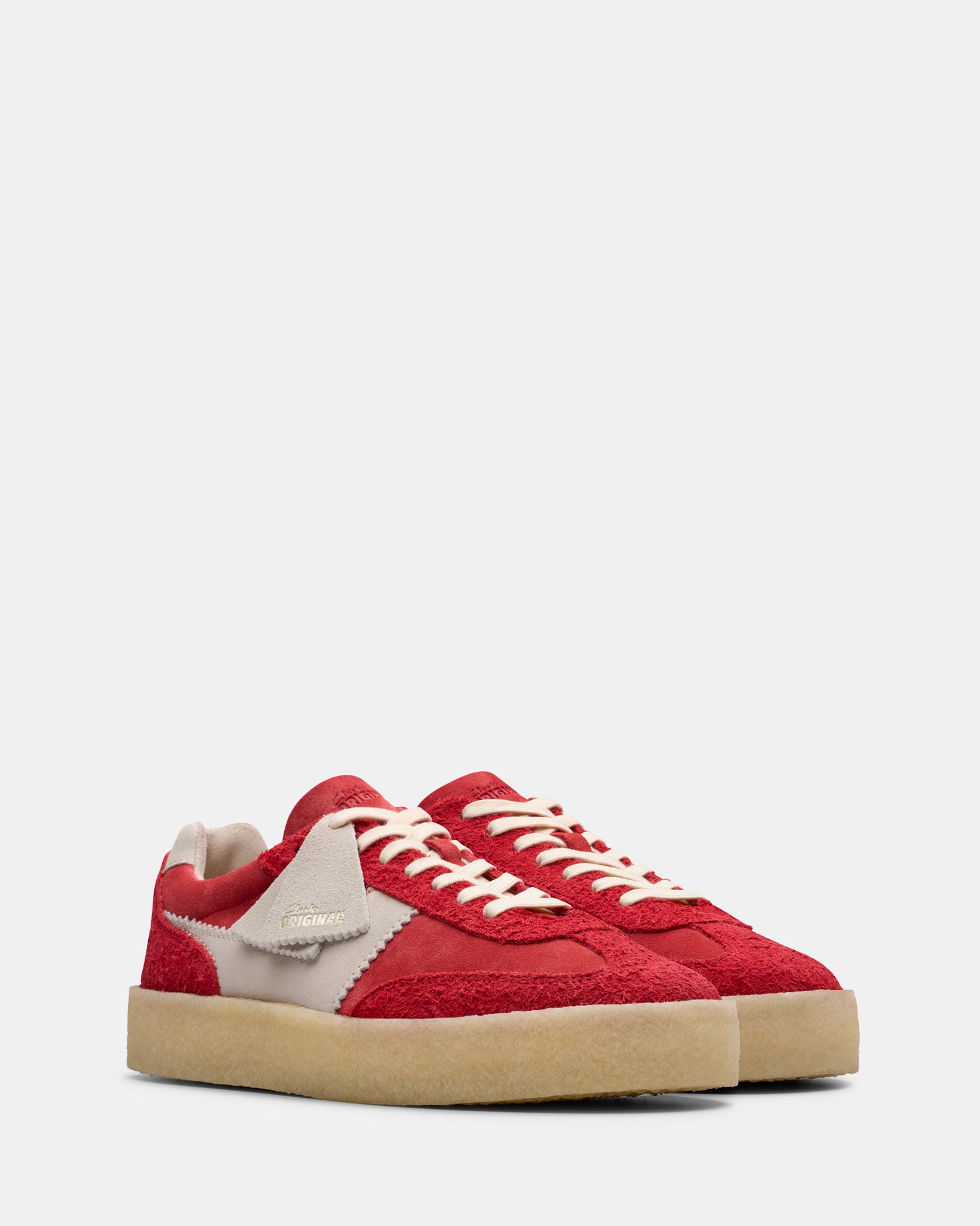 【関税込み】Clarks Originals レッド Tor 80 スニーカー Clarks Originals Tor 80 Suede Sneakers | Red | FARFETCH JO