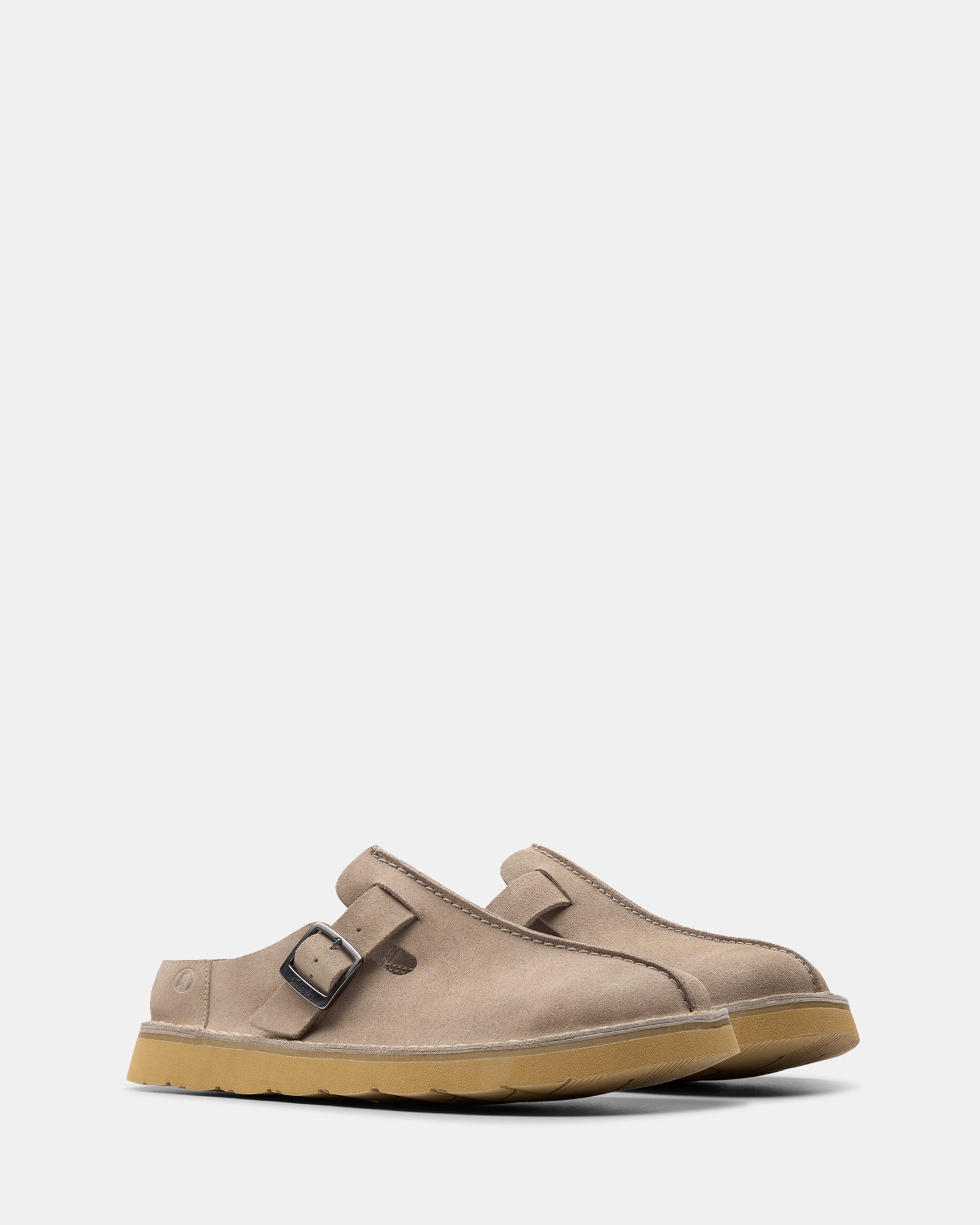Solsbury Mule Grey Suede – Clarks