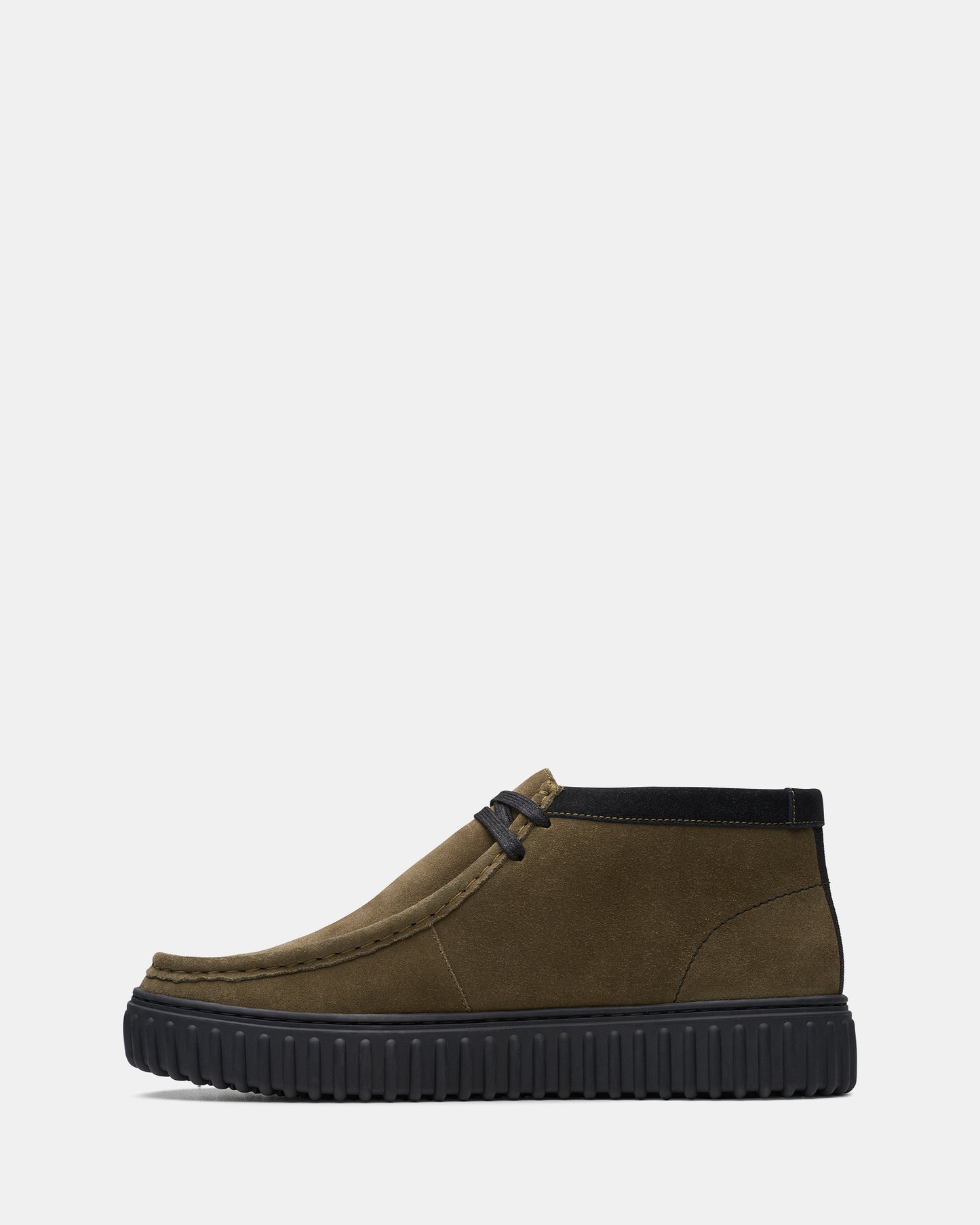 Torhill Hi Dark Olive Suede