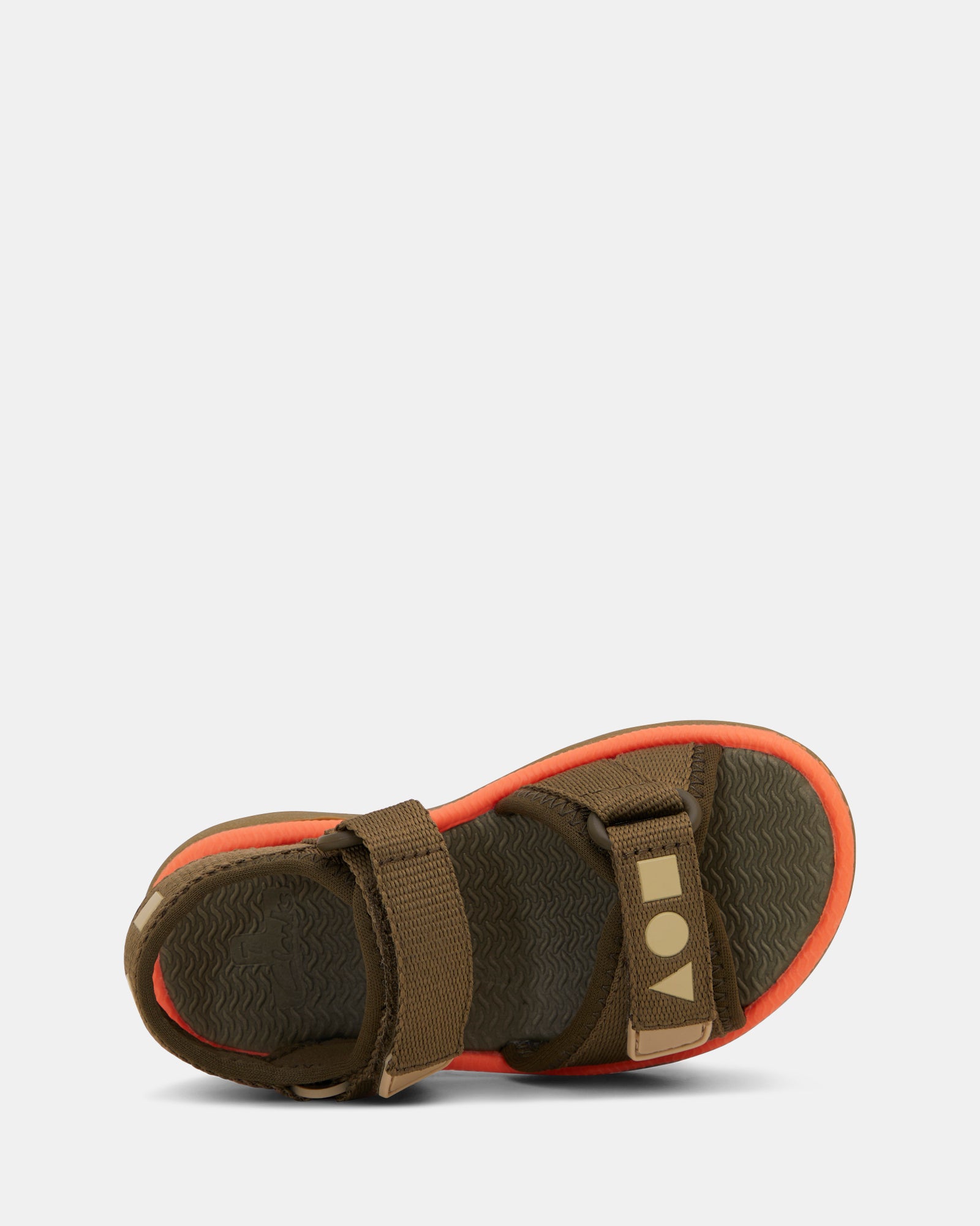 clarks sandals kids orange