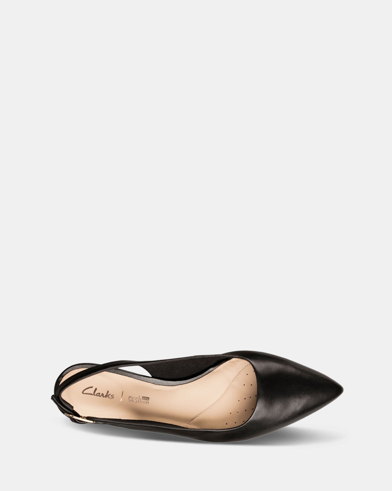 Clarks black sales slingback shoes