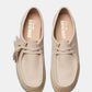 Wallabee. (W) Beige Leather