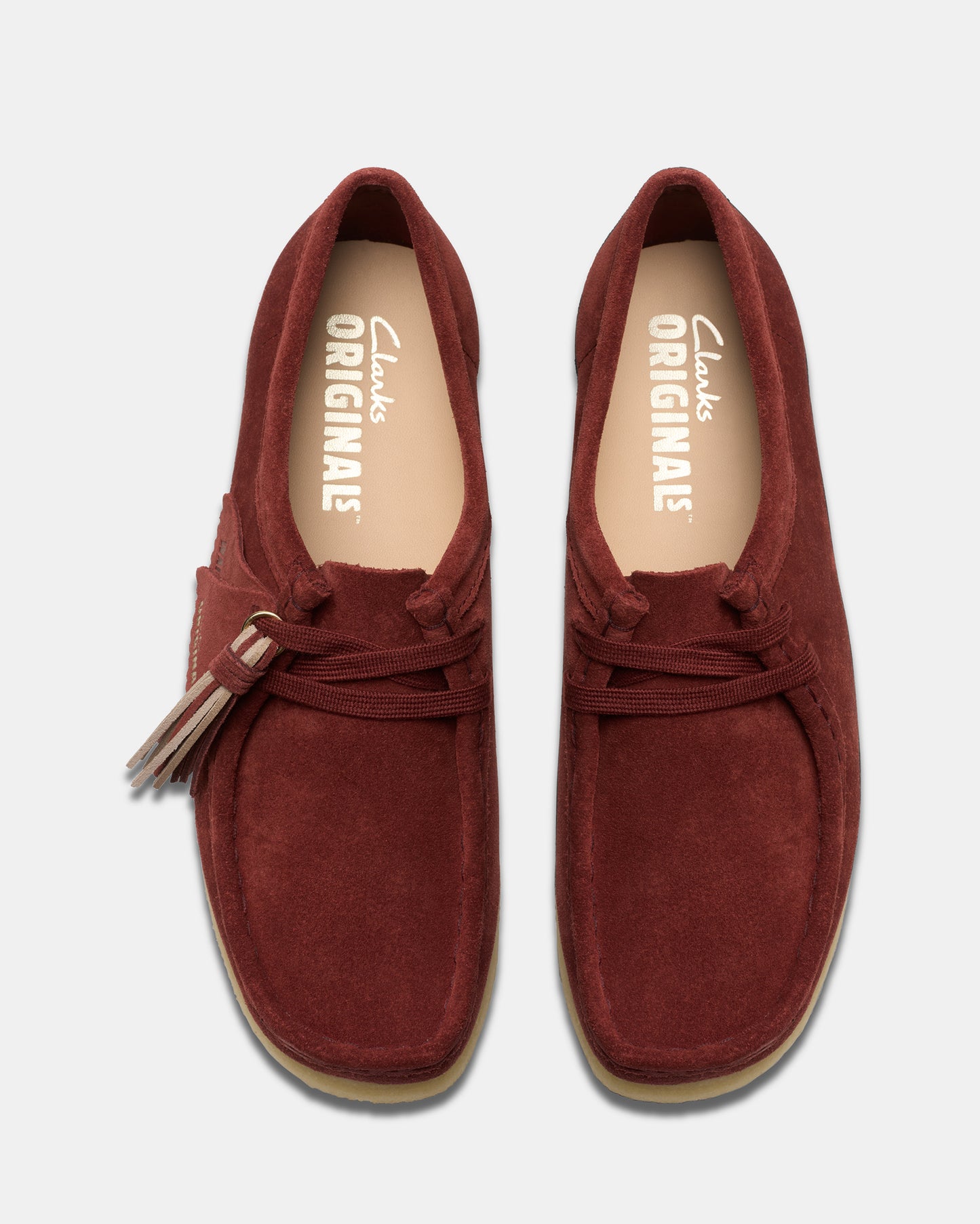 Wallabee. (W) Deep Red Sde