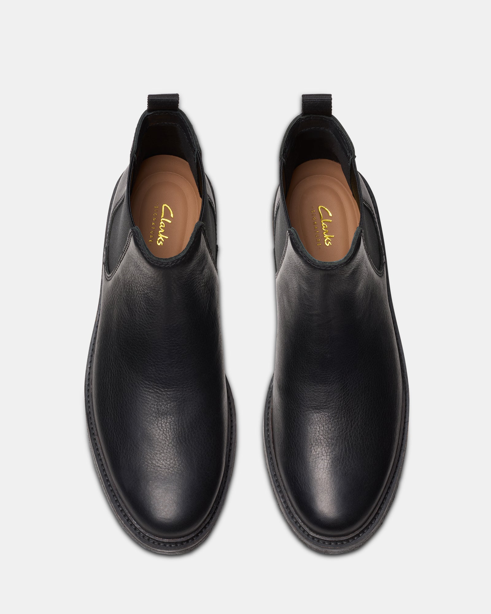 Clarkdale Easy Black Leather – Clarks - Main Image