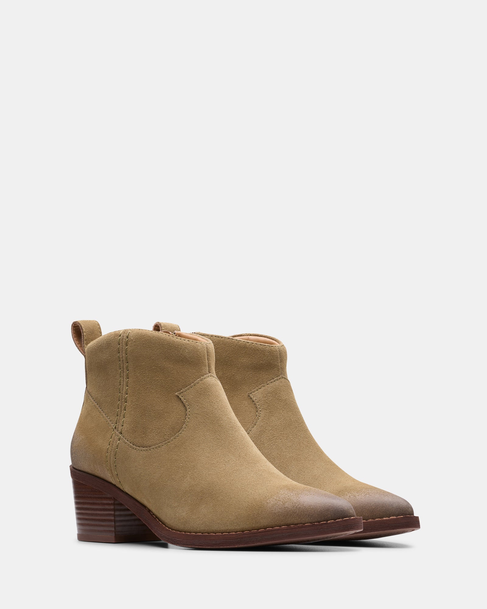 Morzine Sky Dark Sand Suede – Clarks