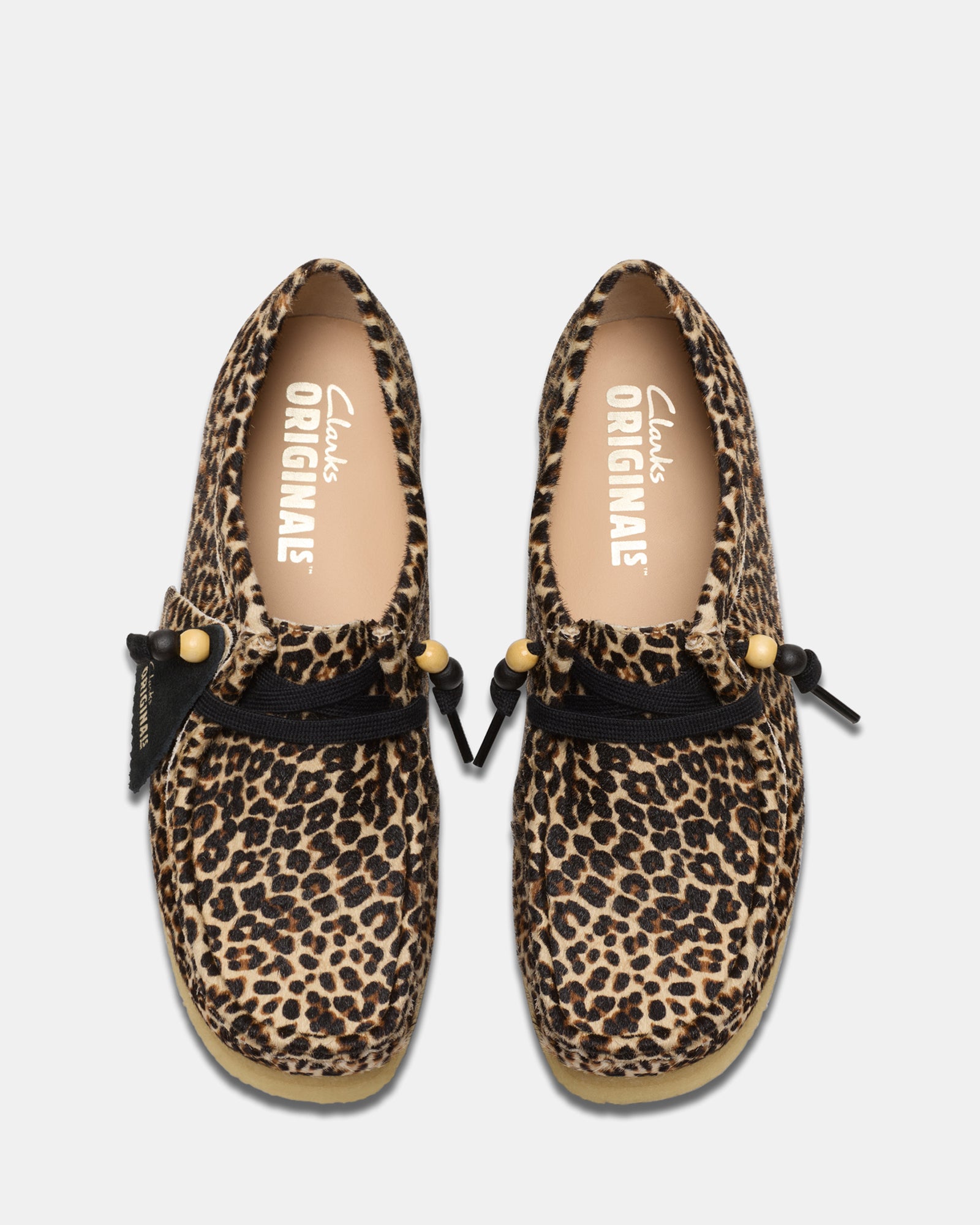 Clarks leopard shops print trainers