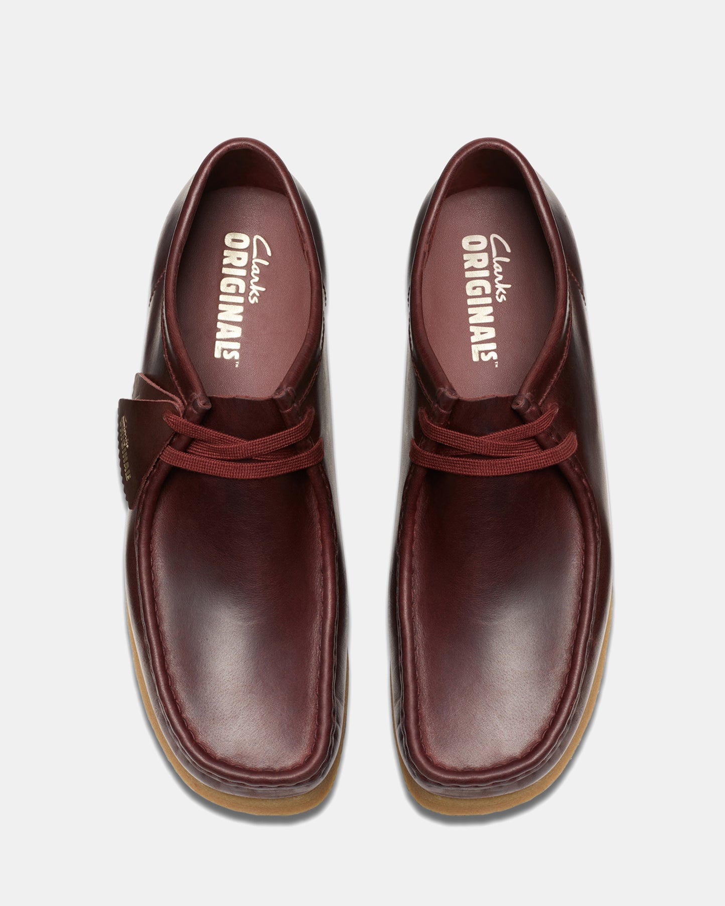 Wallabee (M) Deep Red Leather