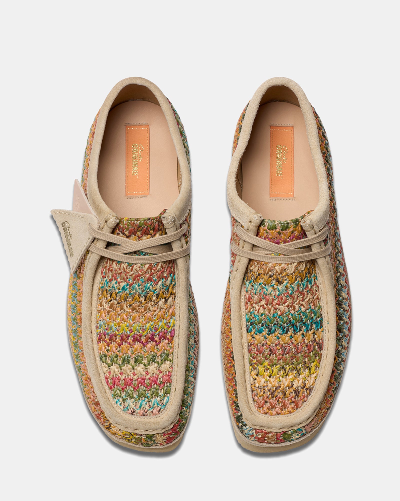 Wallabee (m) Multi Raffia – Clarks