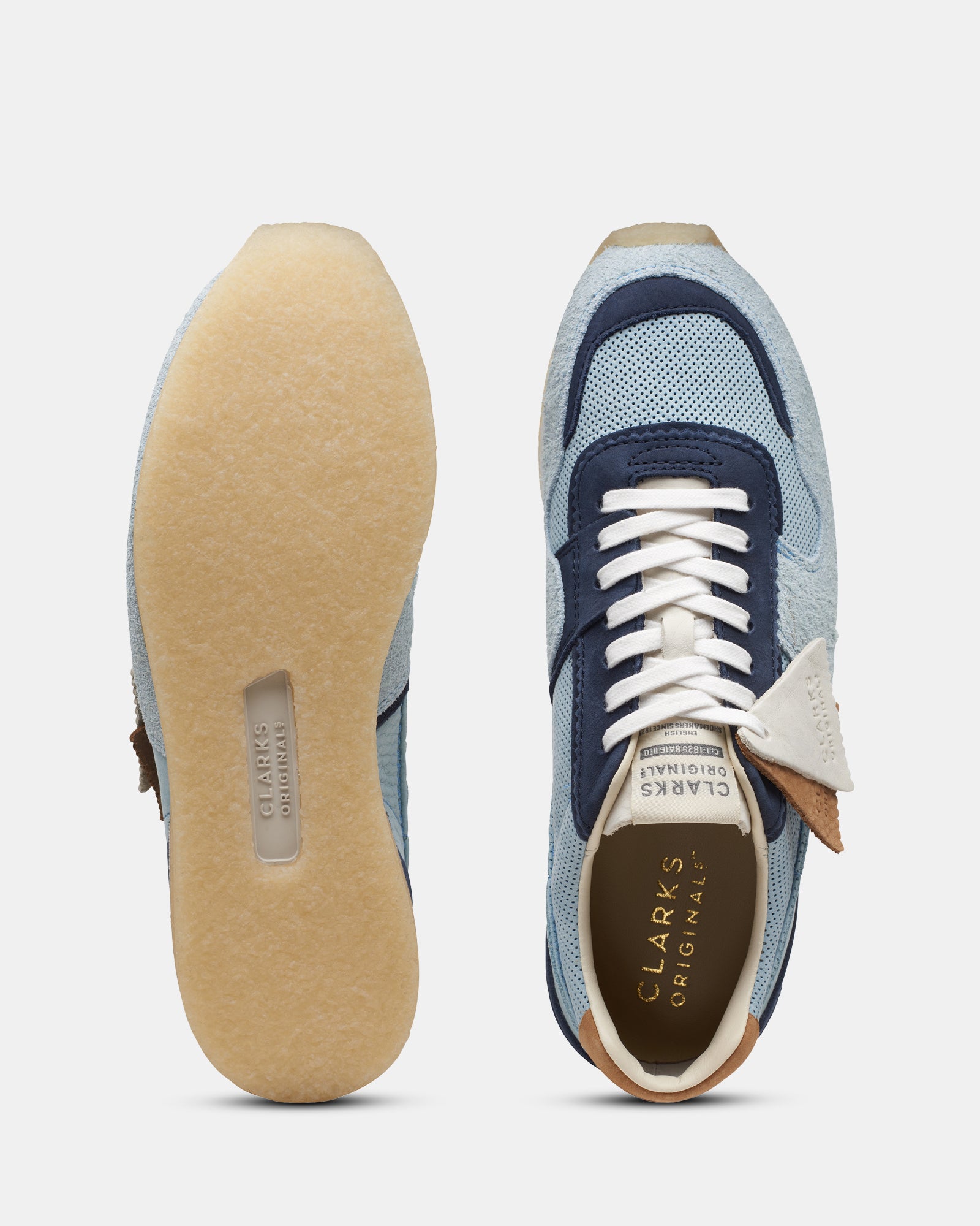 Clarks top blue sneakers