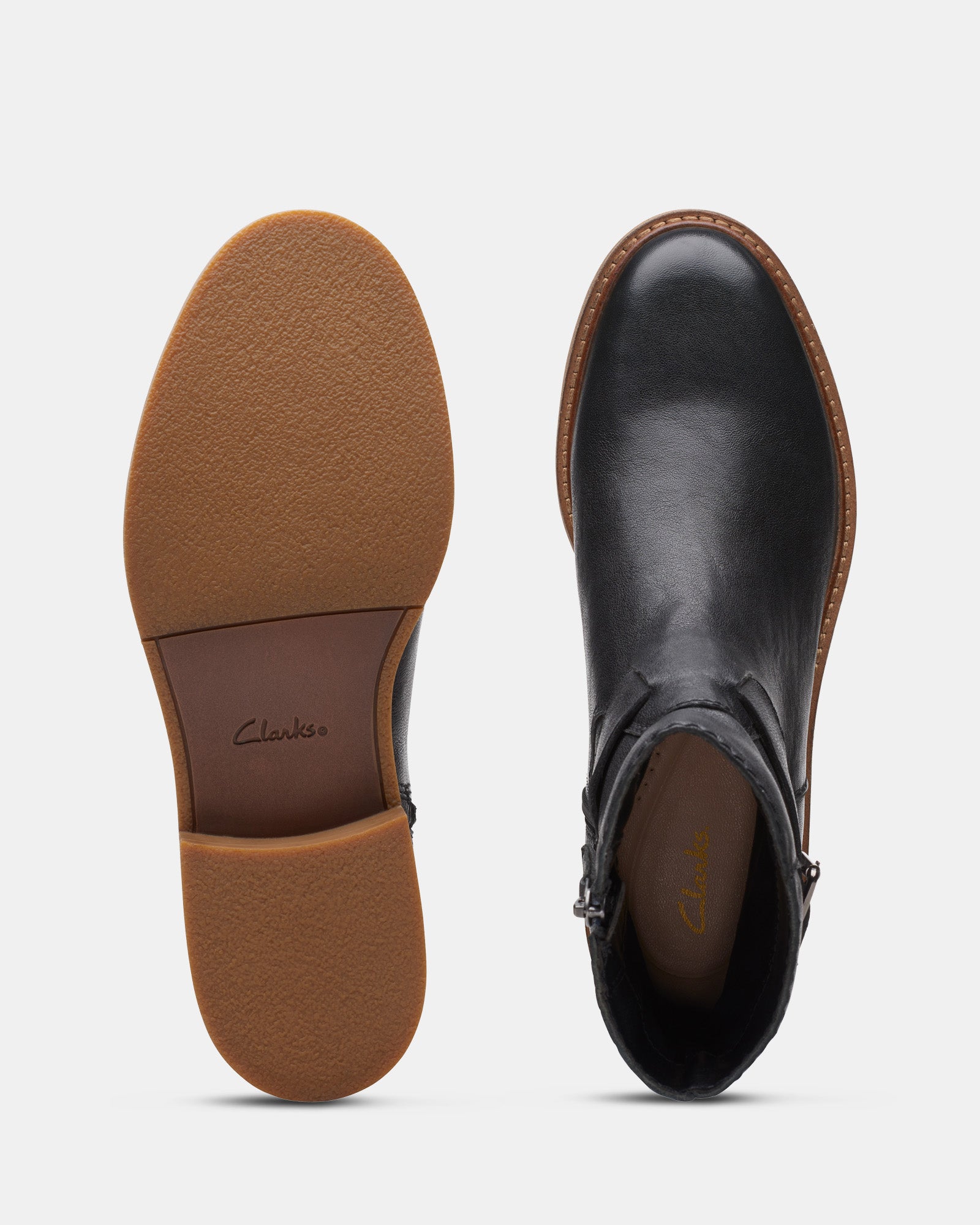 Cologne Strap Black Leather Clarks