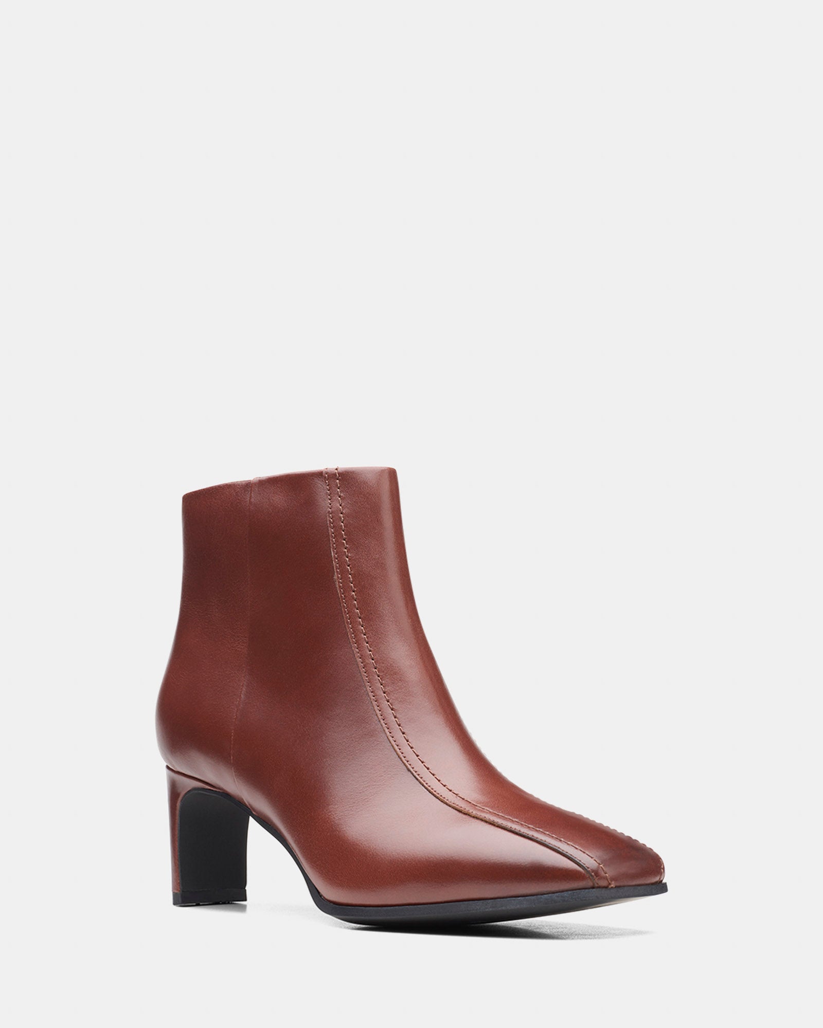 Clarks open clearance toe ankle boots