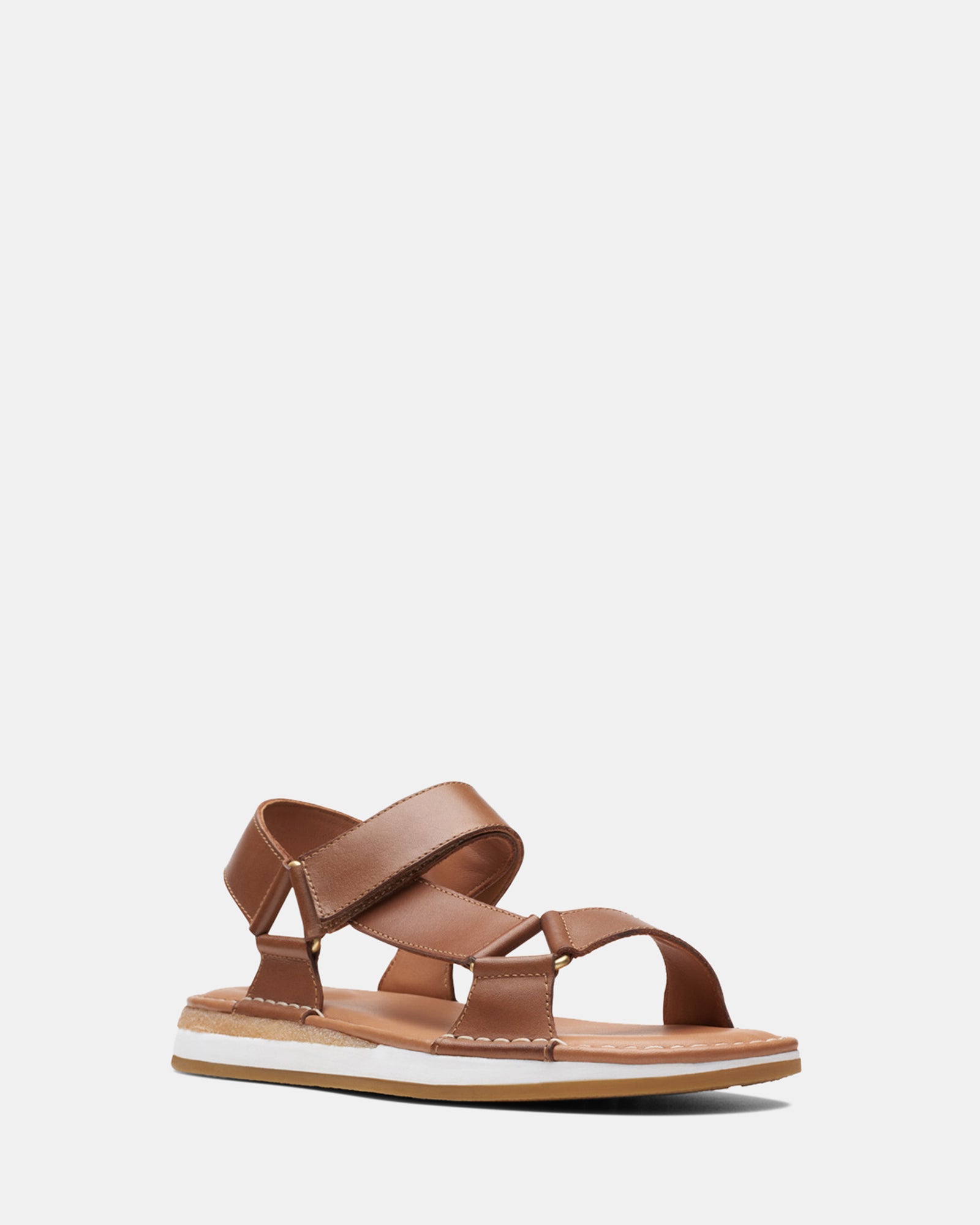 Clarks tan hotsell leather sandals