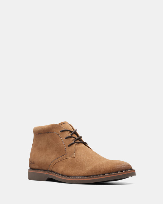 Atticus Lt Hi Cognac Suede