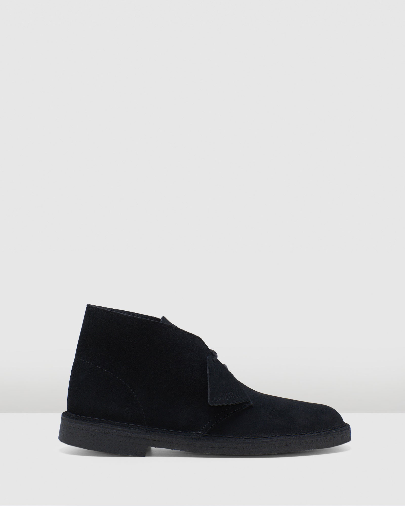 Desert Boot (M) Black Polished – Clarks