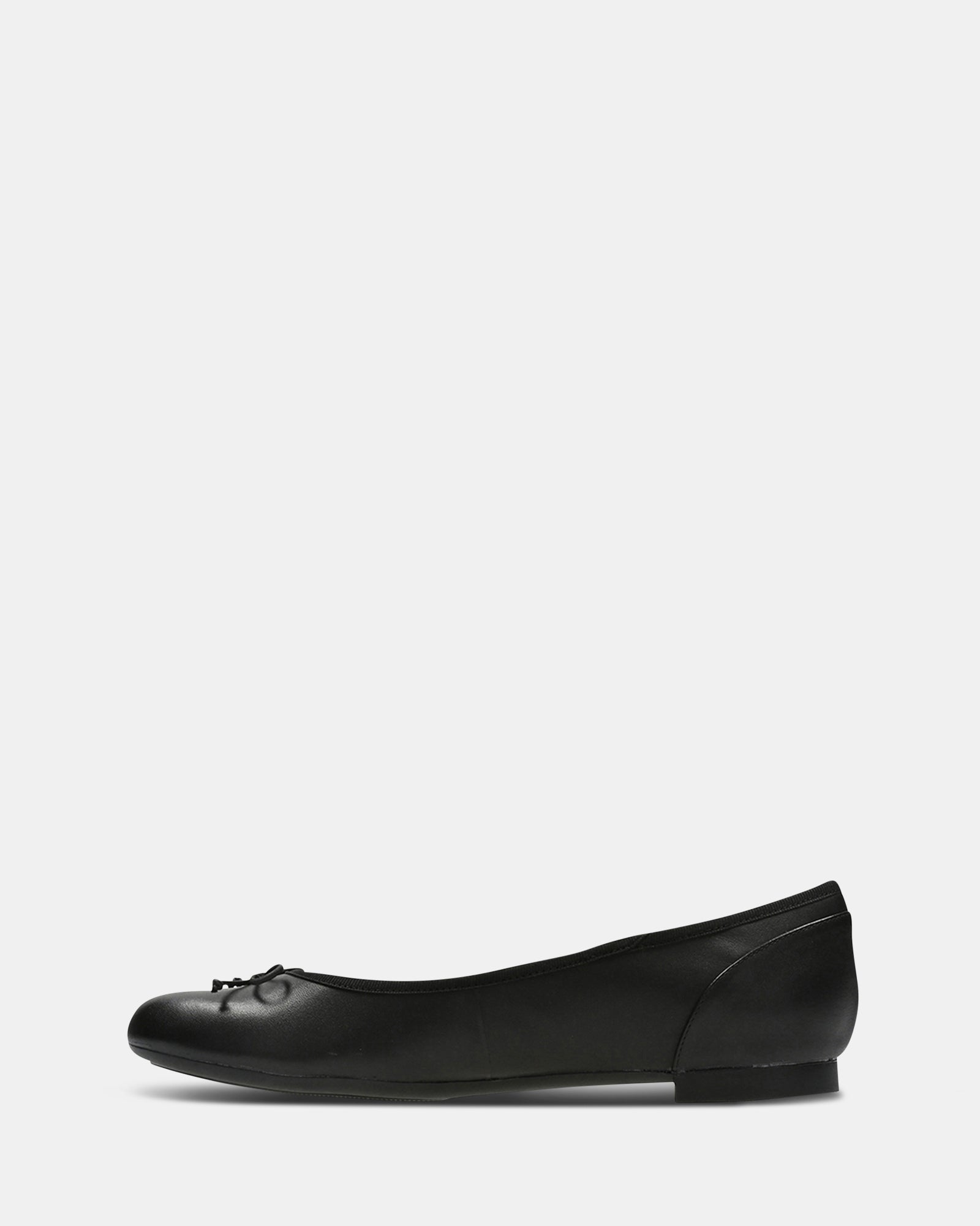 Clarks leather cheap ballet flats