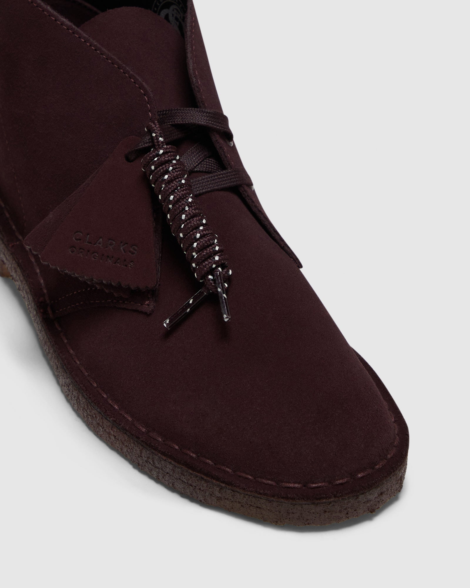 Clarks desert store boots burgundy