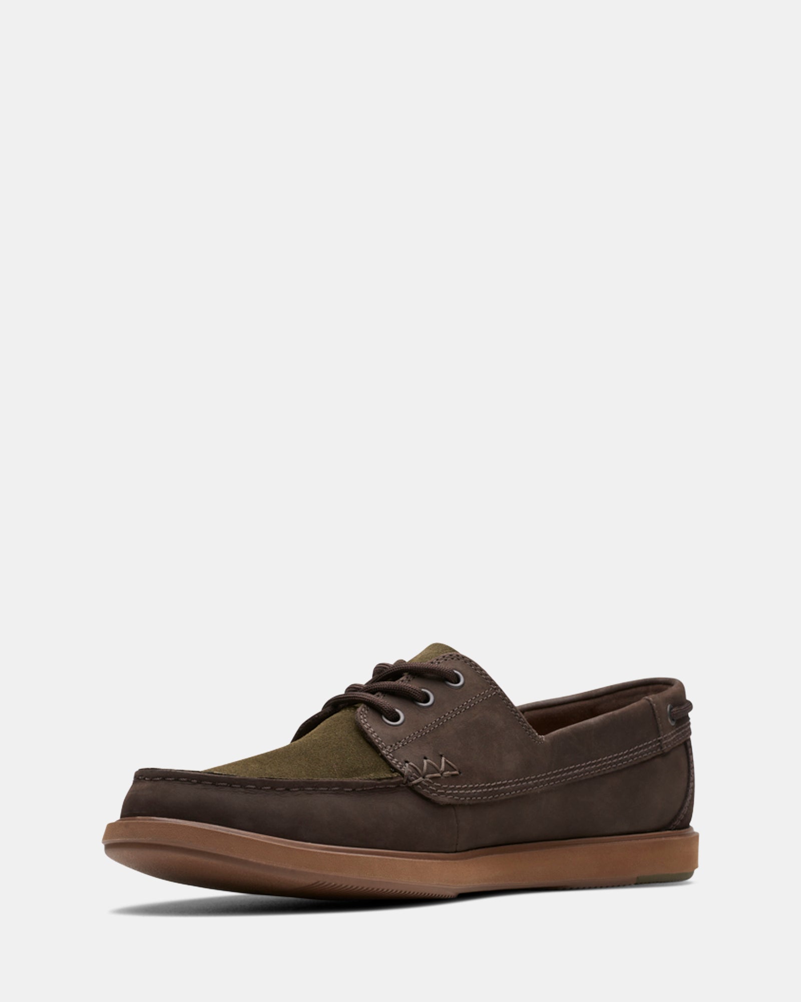 Clarks suede cheap boat shoes