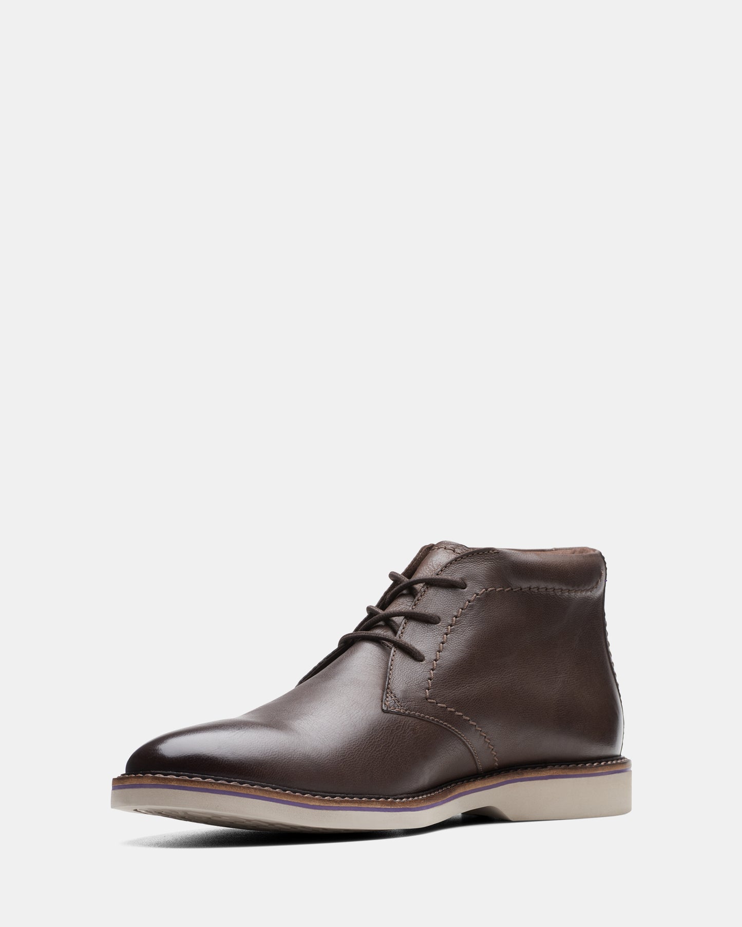 Atticus Lt Hi Dark Brown Leather