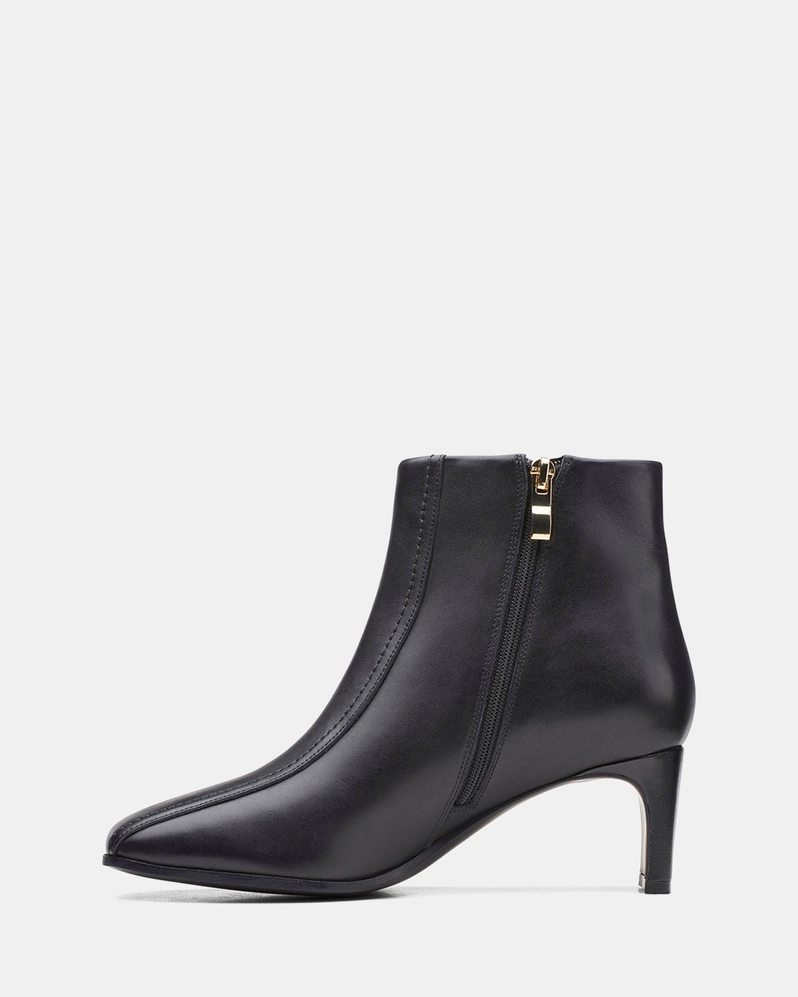 Clarks open toe outlet ankle boots