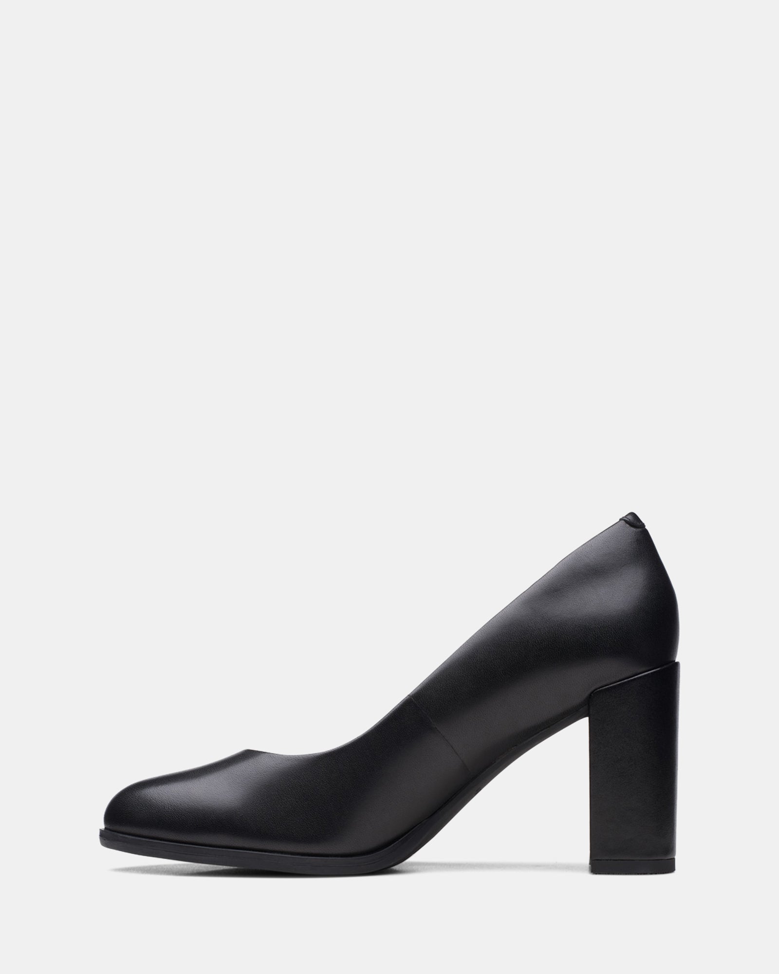 Clarks black 2024 court shoes