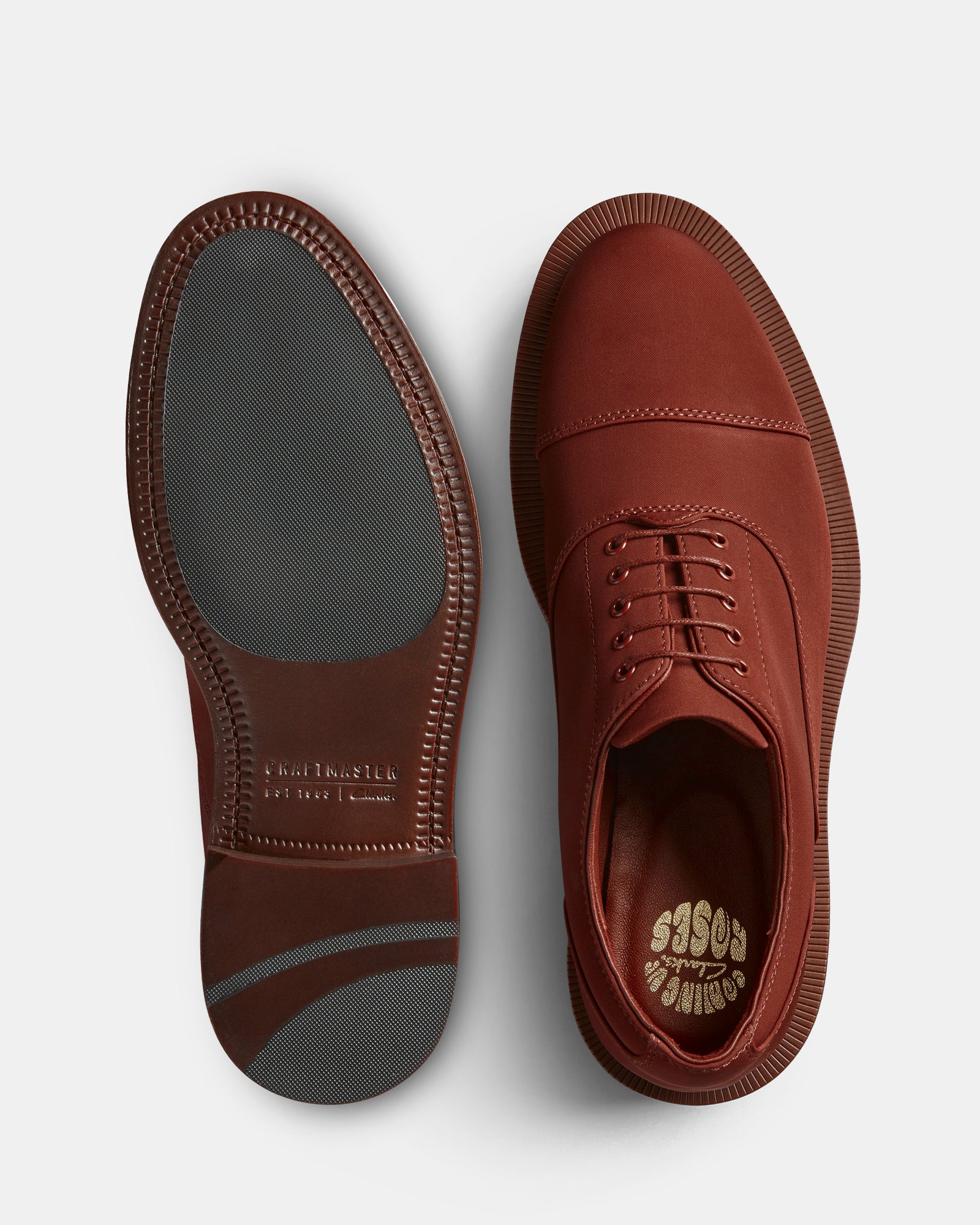 Clarks 2024 oxblood shoes